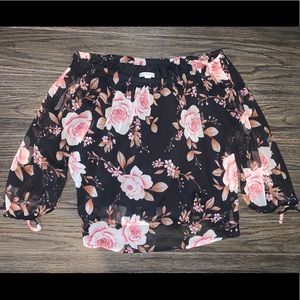 Off the shoulder shirt